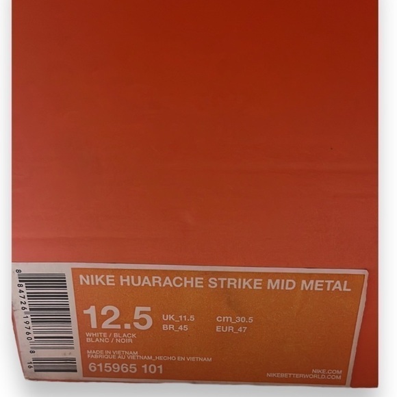 Nike Huarache Strike Mid Metal Baseball Cleats Men’s Size 12.5 New with Box! - Picture 10 of 12